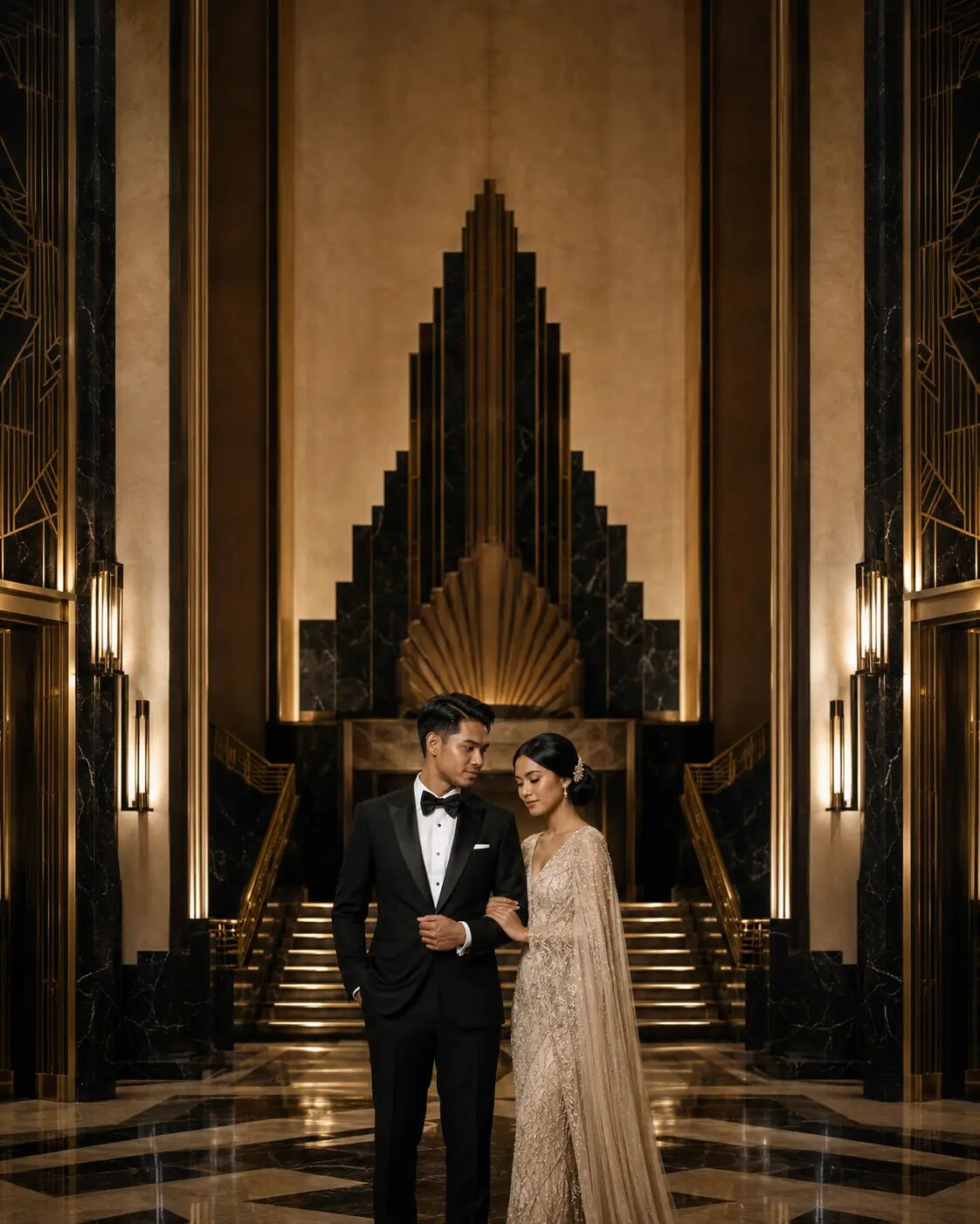 Contoh visual Black Tie Gala