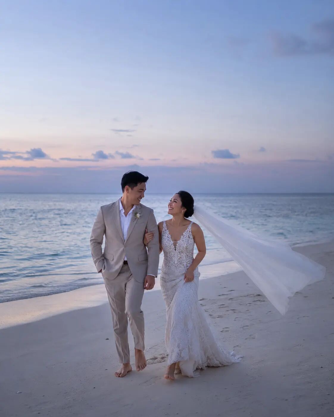 Contoh visual Dusty Blue Romance