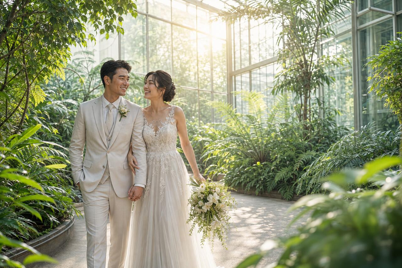 Sesi foto Tania dan Faris